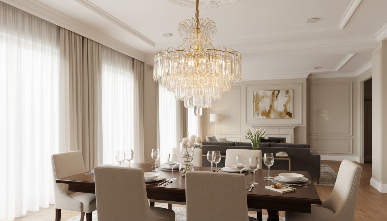 Chandelier Sizing Guide: Height, Scale & Placement Rules