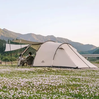 3–4 Person Outdoor Tunnel Tent: Comfy Basecamp Setup